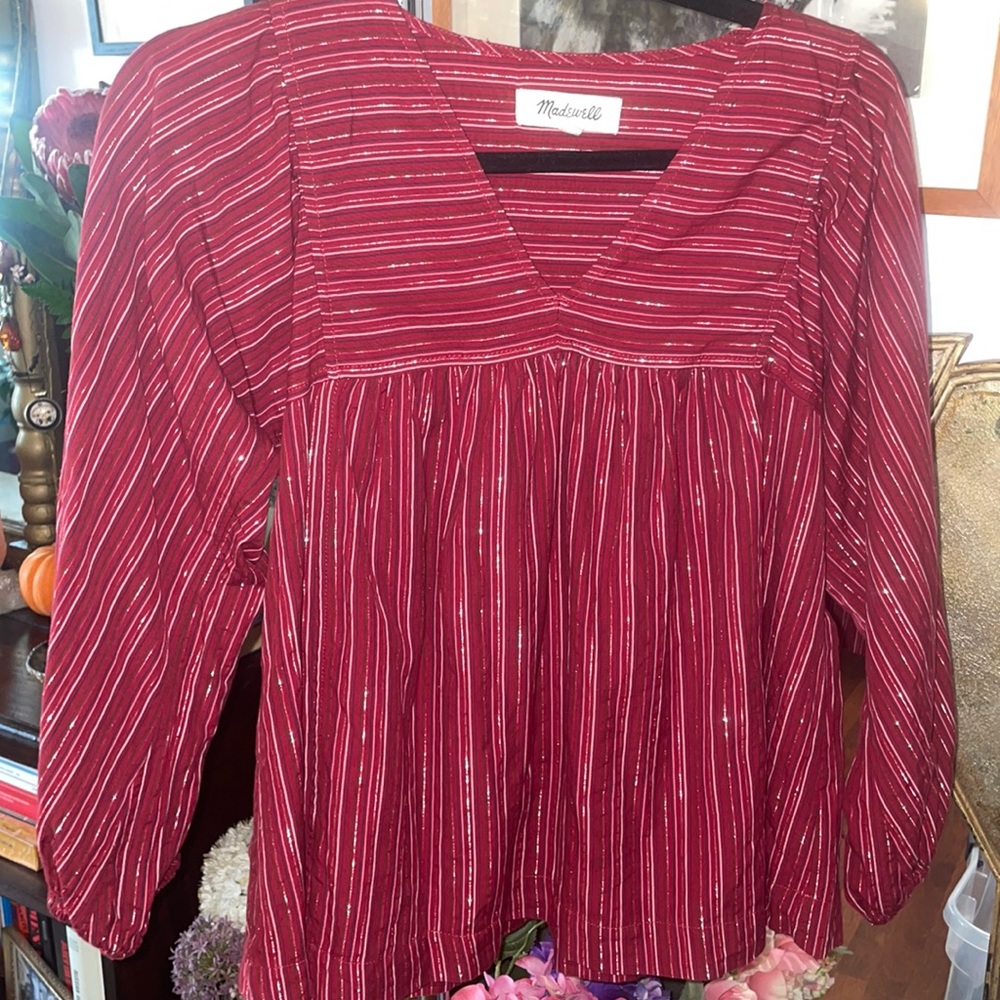 Madewell cotton tunic top size S